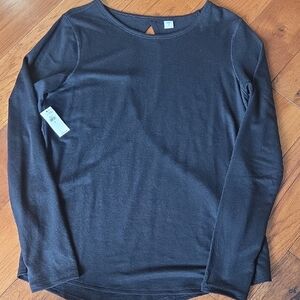 Black Long Sleeve Top